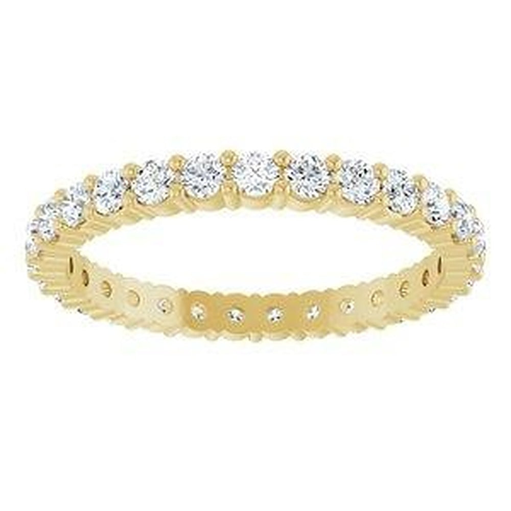 Vínculo eternity band, side view