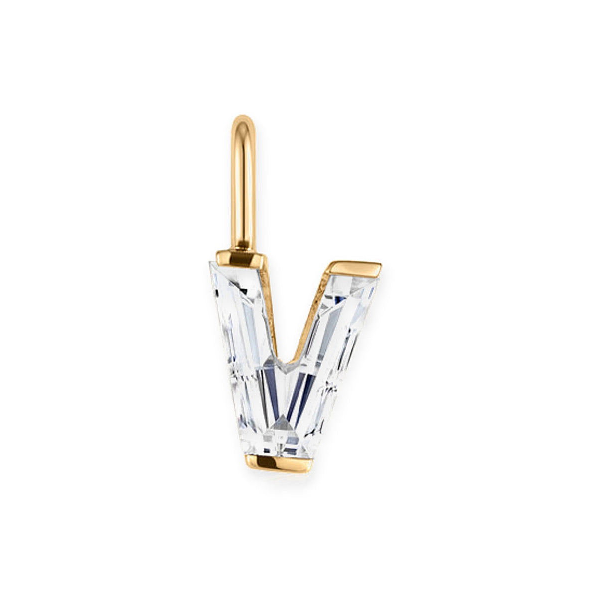 Letra fancy-cut initial V
