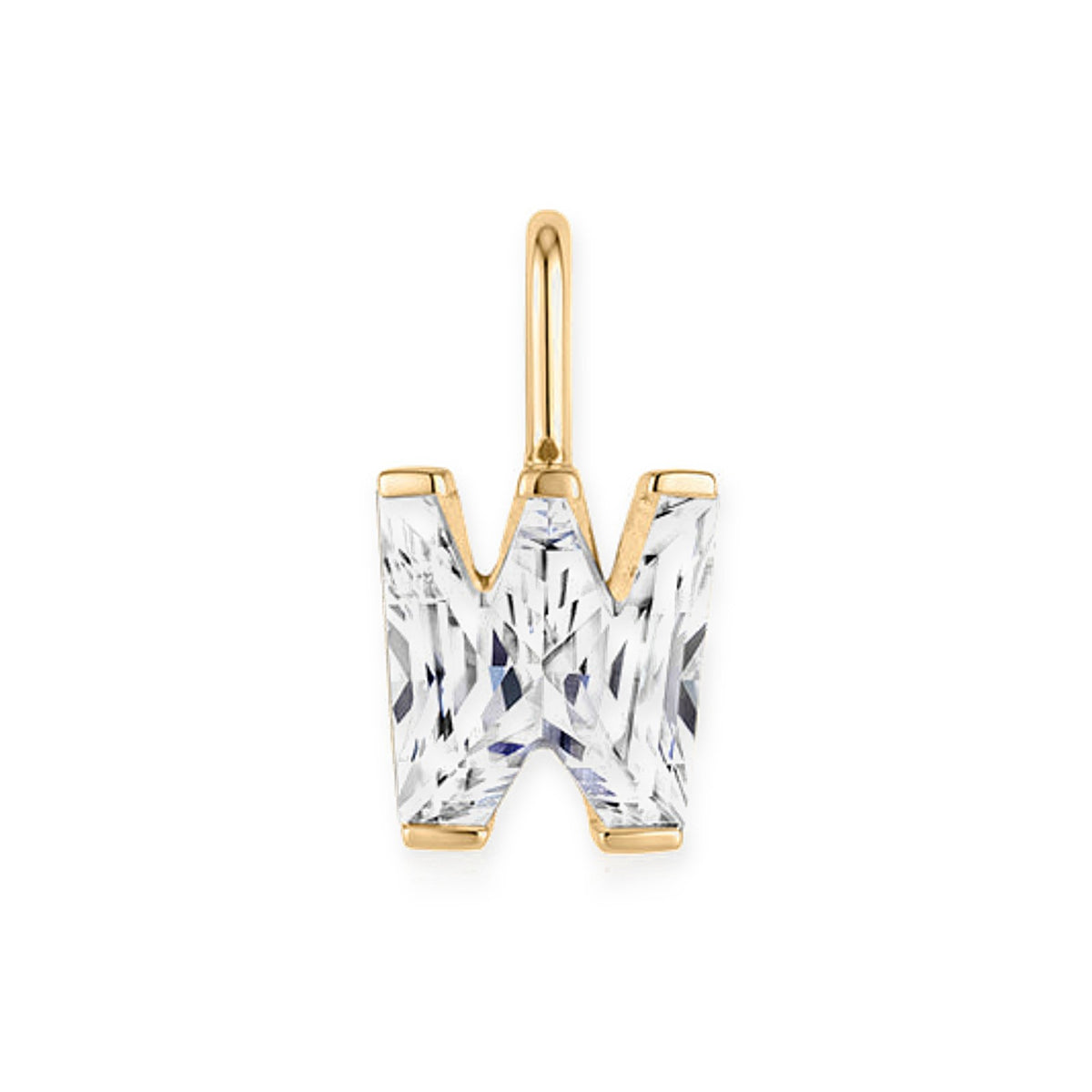 Letra fancy-cut initial W