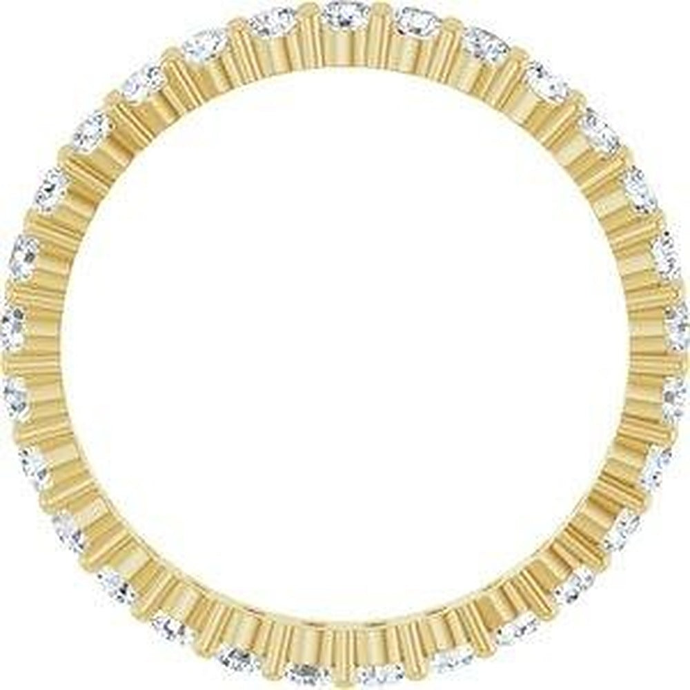 Vínculo eternity band, top view