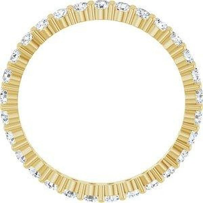 Vínculo eternity band, top view